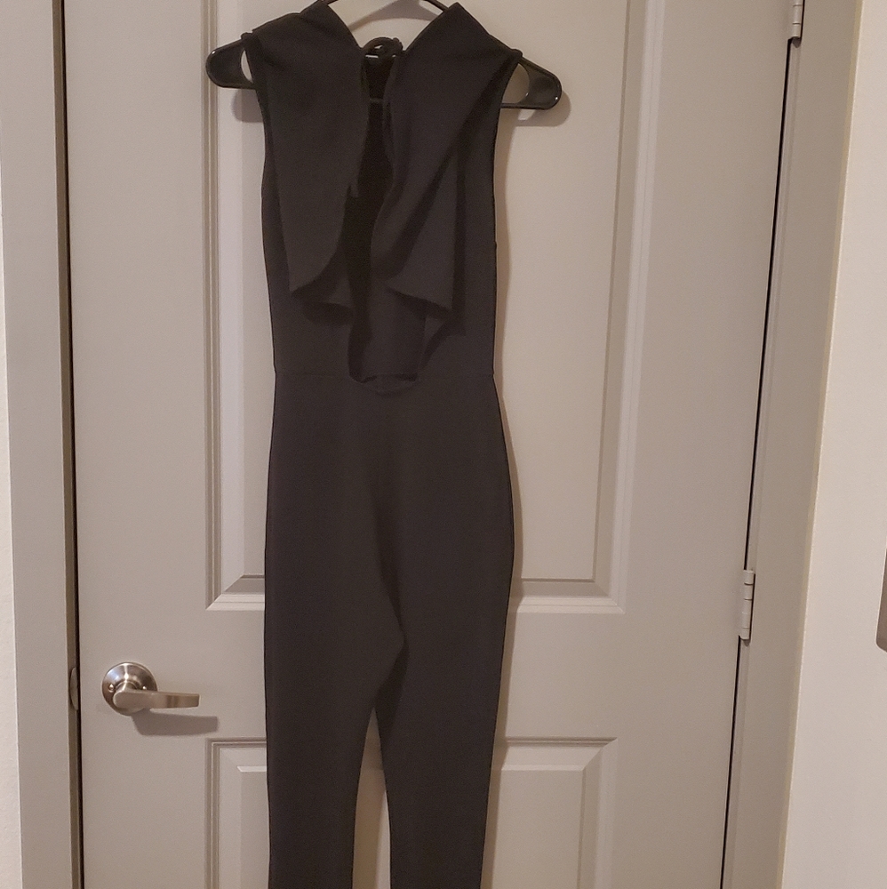 Open back jumpsuit